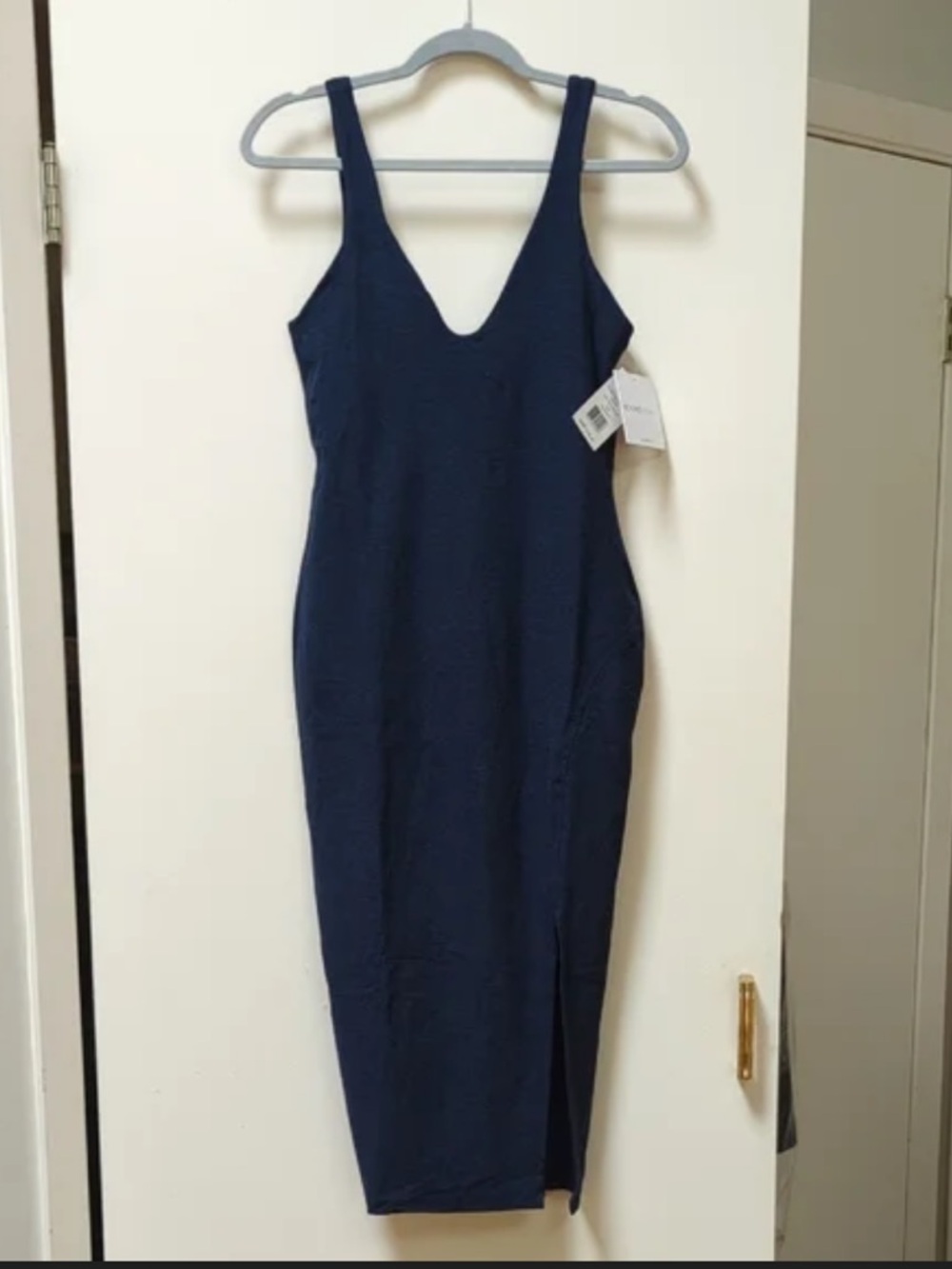 beyond yoga Navy Blue Sleeveless Dress - Picture 3 of 3